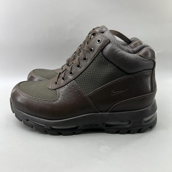 Nike ACG Air Max Goadome Boots Mens Size 8.5 Brown Leather All Terrain Mid Shoes - Picture 3 of 8
